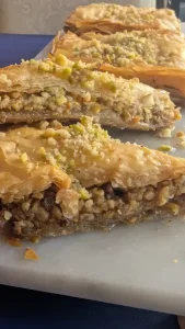 Baklava Con Helado